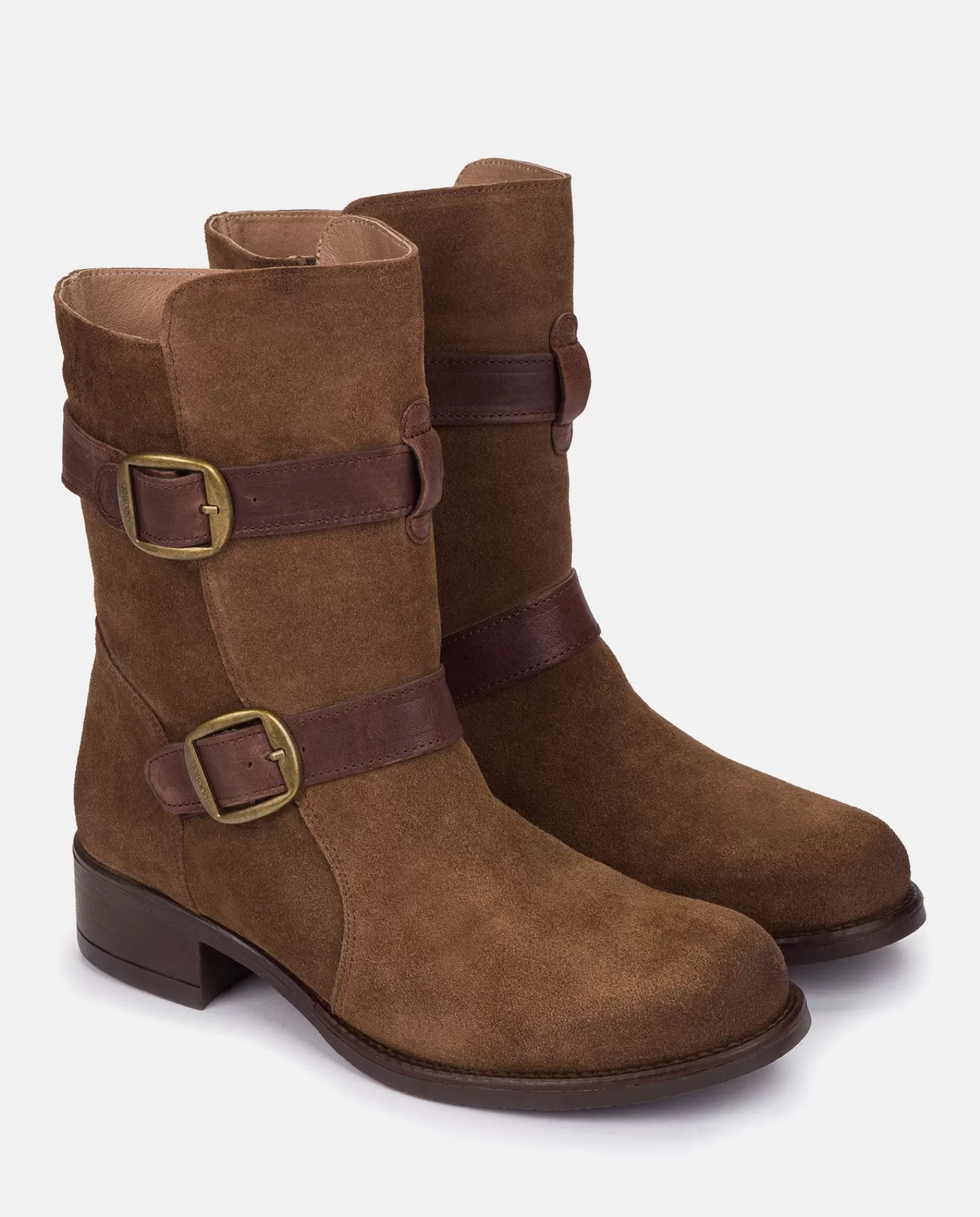 Yokono Bottines | Botte Plate MONS-003 Marron