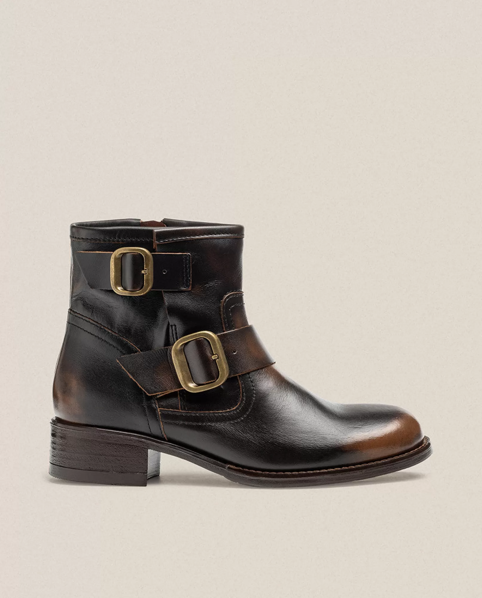 Yokono Bottines | Bottine Plate MONS-006 Marron