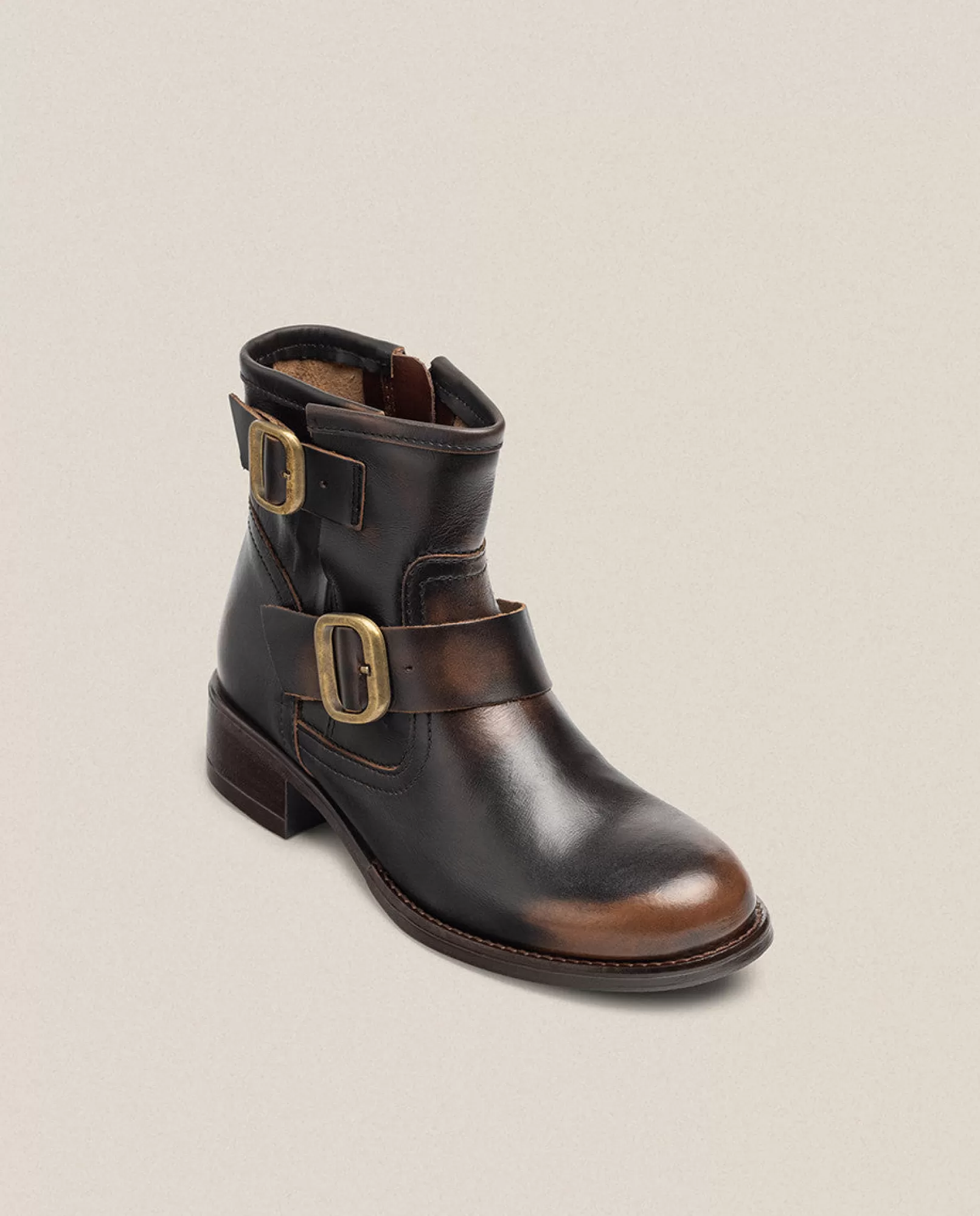 Yokono Bottines | Bottine Plate MONS-006 Marron