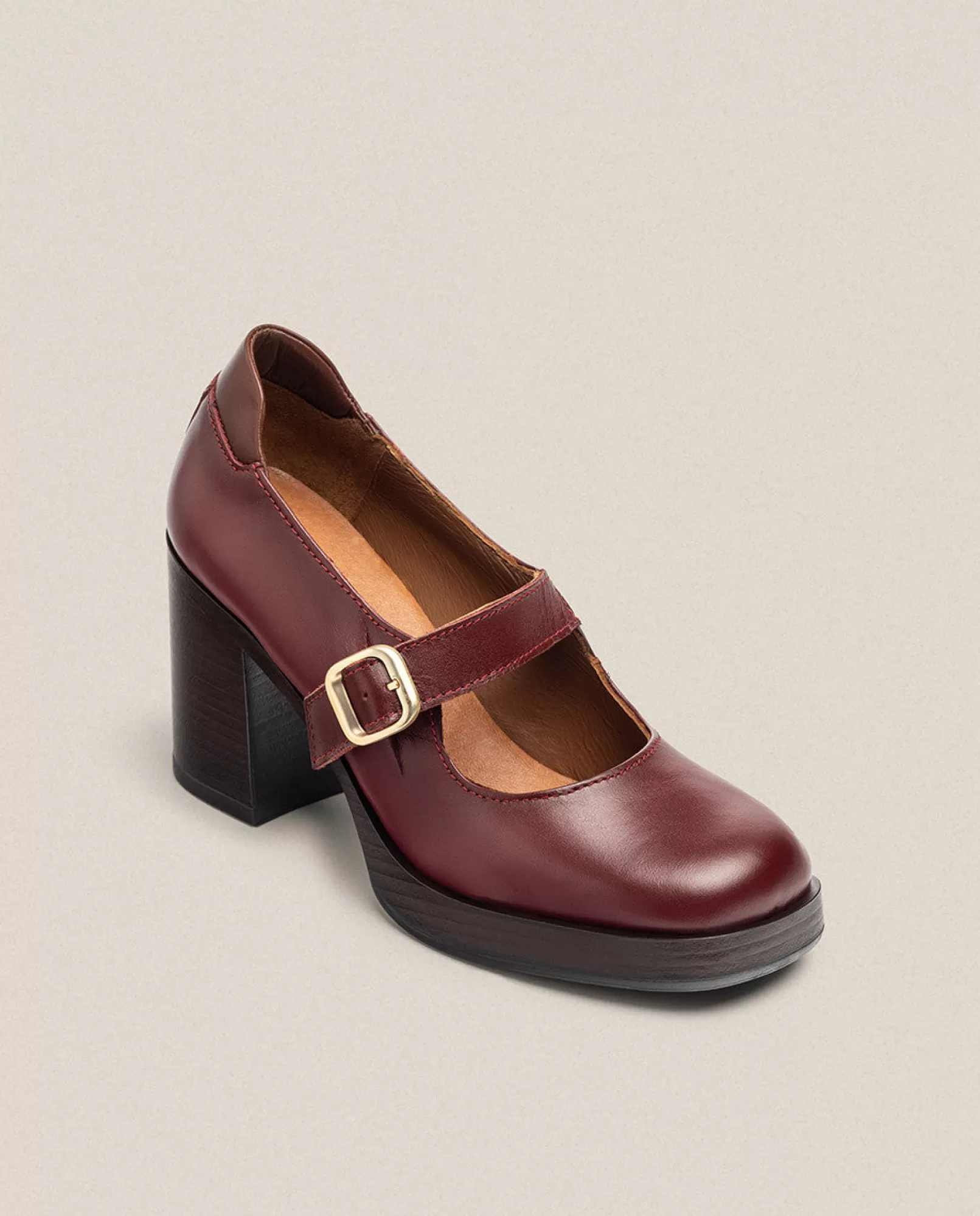 Yokono Chaussures | Chaussure à Talon KOLIN-010 Bordeaux